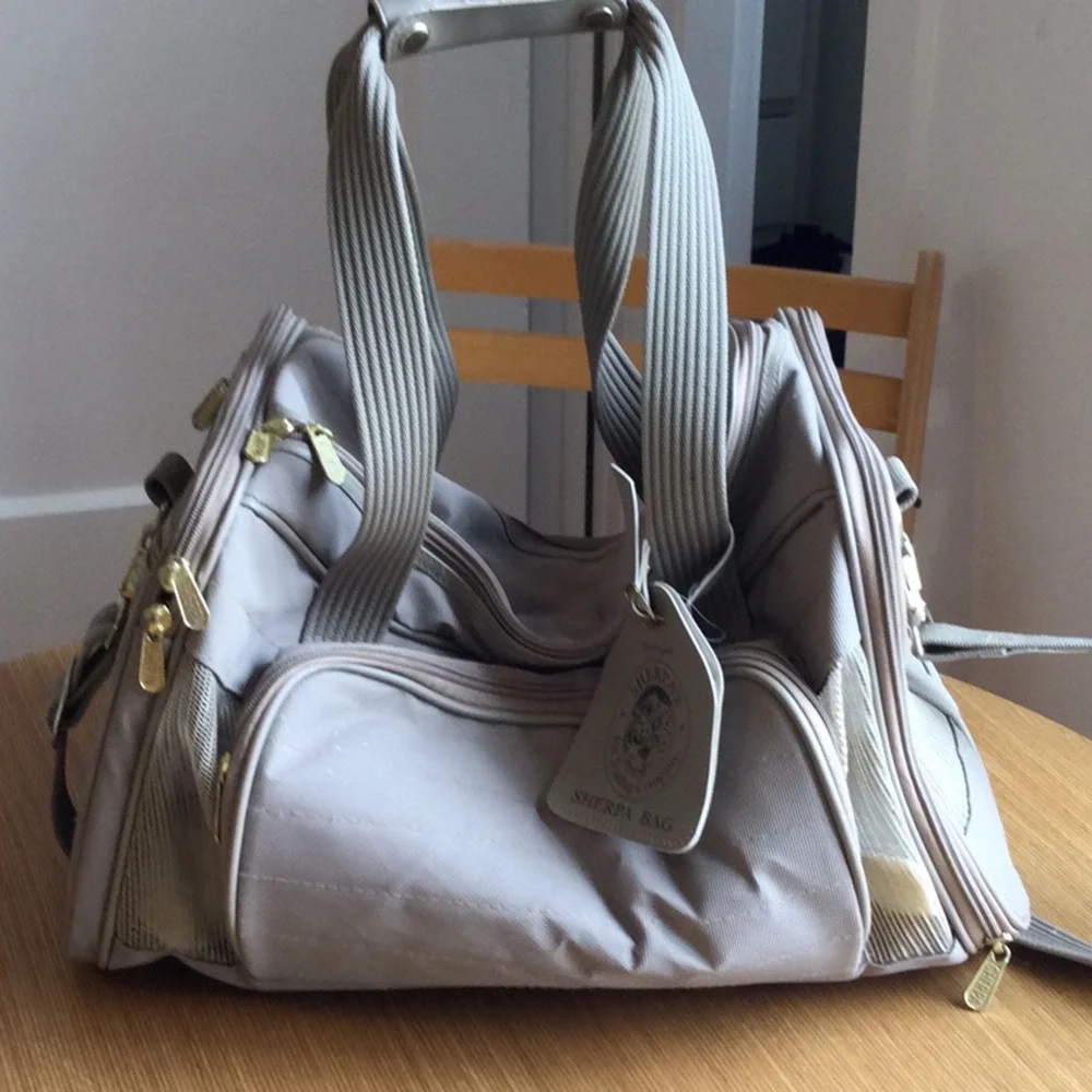 Original Sherpa Deluxe Pet Carrier. Beige